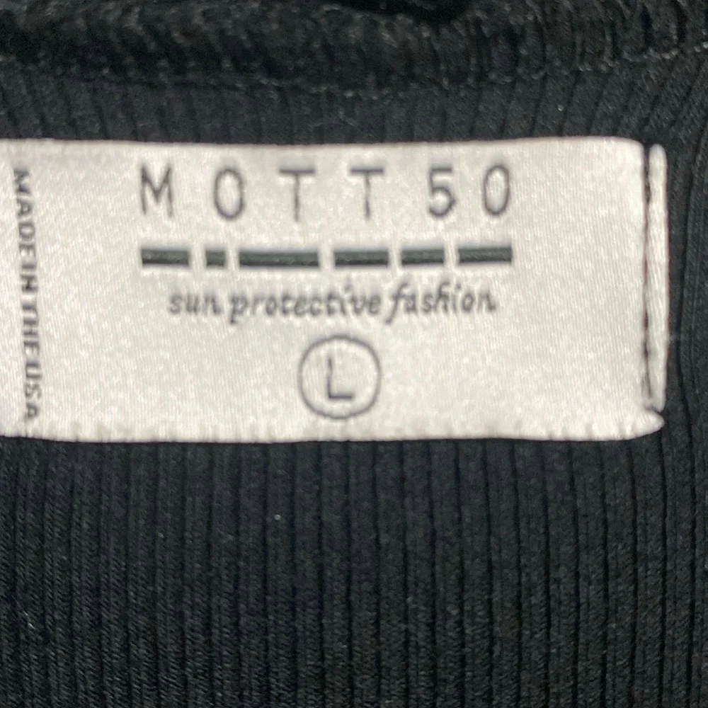 Mott50 Black bamboo knit soft Cardigan Sweater size LARGE - Picture 10 of 12